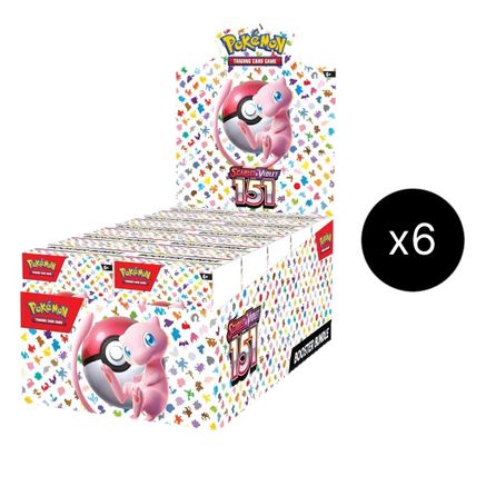151 Booster Bundle Display Case