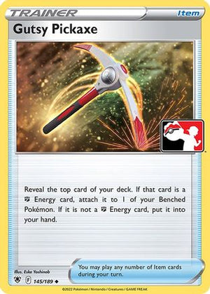 Gutsy Pickaxe 145/189  Prize Pack Series Cards - Uncommon