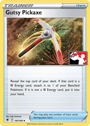 Gutsy Pickaxe 145/189  Prize Pack Series Cards - Uncommon