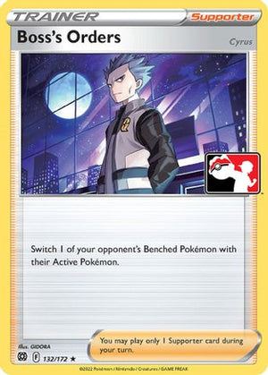Boss's Orders 132/172  Prize Pack Series Cards - Rare