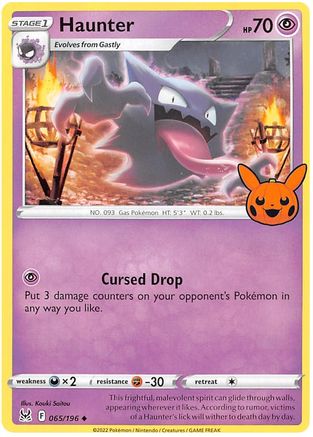 Haunter 065/196  Trick or Trade BOOster Bundle 2023 - Uncommon