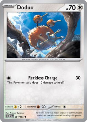 Doduo 084/165  SV Scarlet & Violet 151 - Common