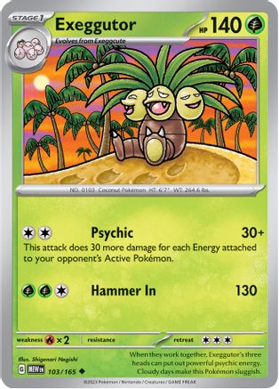exeggutor v pokemon card value Jumbo size Alolan black star promo card! SWSH225, Toys & Collectibles, Trading Cards, Raw Singles on Carousell Colorless Retreat Cost Pokemon GO Collection [Alolan Exeggutor