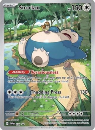 SEALED Snorlax 051 - Holofoil SV Scarlet & Violet Promo Cards - Promo