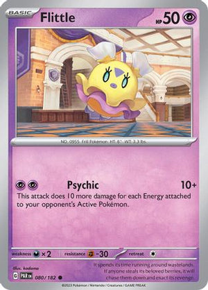 Flittle 080/182  - Reverse Holofoil SV04 Paradox Rift - Common