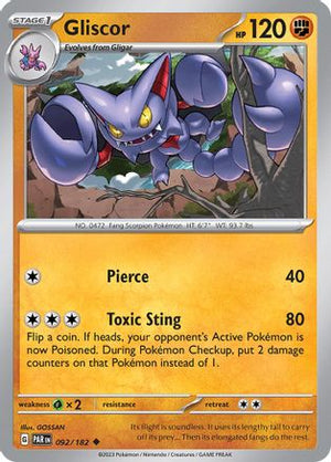 Gliscor 092/182  SV04 Paradox Rift - Uncommon