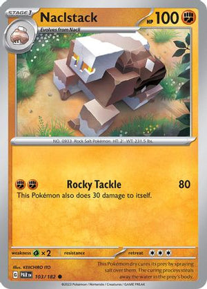 Naclstack 103/182  - Reverse Holofoil SV04 Paradox Rift - Common