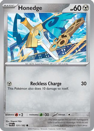 Honedge 131/182  SV04 Paradox Rift - Common
