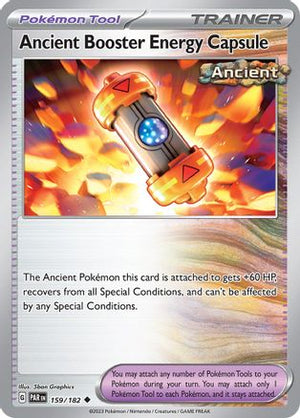 Ancient Booster Energy Capsule 159/182  SV04 Paradox Rift - Uncommon