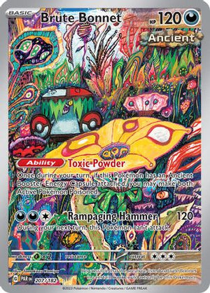 Brute Bonnet 207/182  - Holofoil SV04 Paradox Rift - Illustration Rare