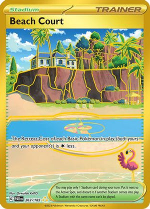 Beach Court 263/182  - Holofoil SV04 Paradox Rift - Hyper Rare