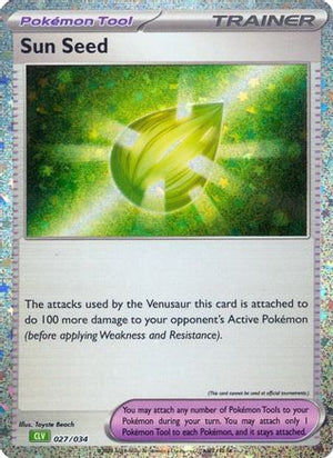 Sun Seed 027/034  - Holofoil Trading Card Game Classic - Classic Collection