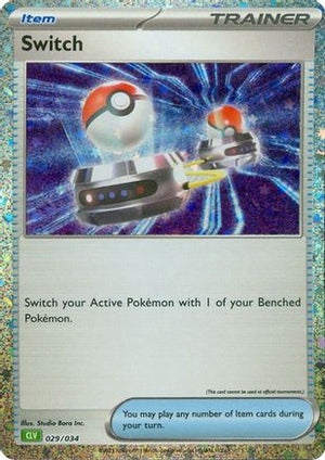 Switch (CLV) 029/034  - Holofoil Trading Card Game Classic - Classic Collection