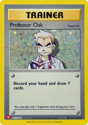 Professor Oak (CLC) 023/034  - Holofoil Trading Card Game Classic - Classic Collection