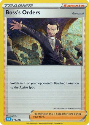 Boss's Orders (CLB) 019/034  - Holofoil Trading Card Game Classic - Classic Collection