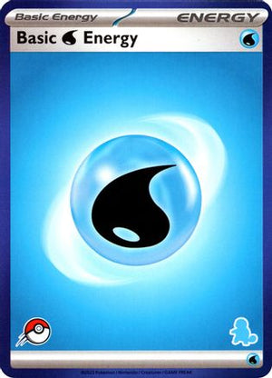Basic Water Energy (Blue Border)  My First Battle - Unconfirmed
