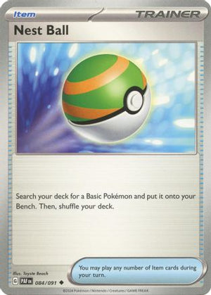 Nest Ball 084/091  - Reverse Holofoil SV Paldean Fates - Uncommon