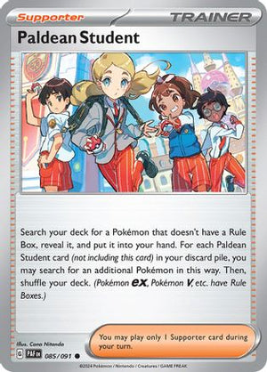 Paldean Student 085/091  SV Paldean Fates - Common