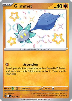 Glimmet 179/091  - Holofoil SV Paldean Fates - Shiny Rare