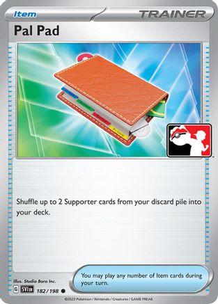 Pal Pad 182  - Holofoil Prize Pack Series Cards - Common