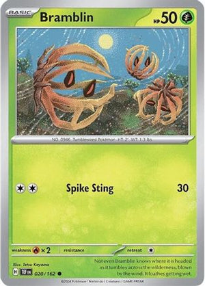 Bramblin 020/162  - Reverse Holofoil SV05 Temporal Forces - Common