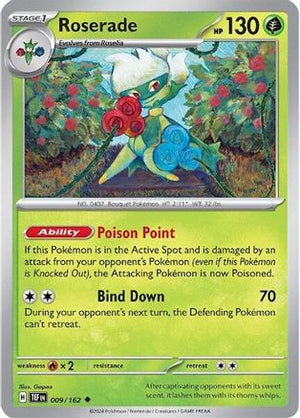 Roserade 009/162  SV05 Temporal Forces - Uncommon