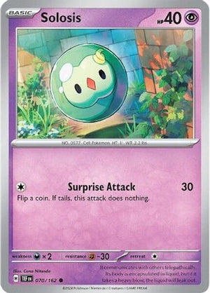 Solosis 070/162  - Reverse Holofoil SV05 Temporal Forces - Common