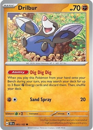 Drilbur 085/162  SV05 Temporal Forces - Common