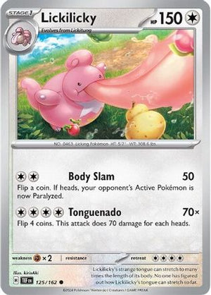 Lickilicky 125/162  SV05 Temporal Forces - Common