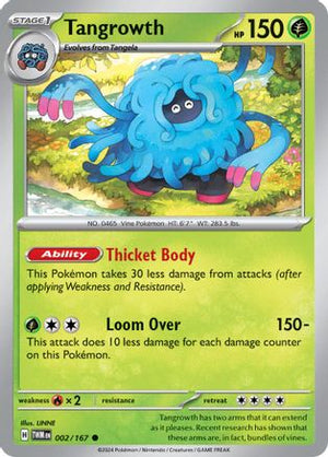 Tangrowth 002/167  SV06 Twilight Masquerade - Common