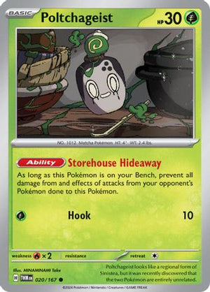 Poltchageist 020/167  SV06 Twilight Masquerade - Common