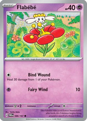 Flabebe 086/167  - Reverse Holofoil SV06 Twilight Masquerade - Common