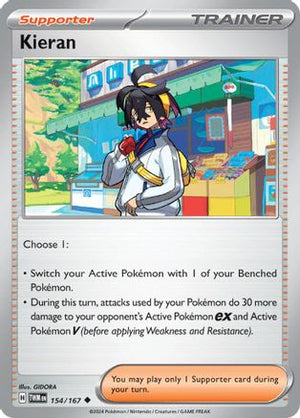 Kieran 154/167  - Reverse Holofoil SV06 Twilight Masquerade - Uncommon