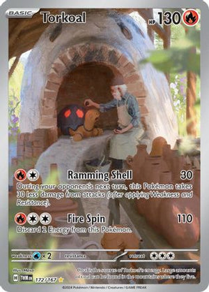 Torkoal 172/167  - Holofoil SV06 Twilight Masquerade - Illustration Rare