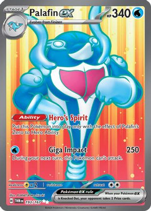 Palafin ex 193/167  - Holofoil SV06 Twilight Masquerade - Ultra Rare