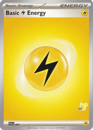 Basic Lightning Energy - Pikachu 20 004  Battle Academy 2024 - Common
