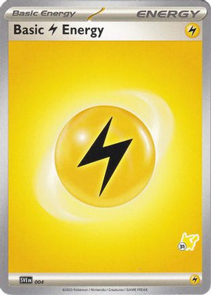 Basic Lightning Energy - Pikachu 31 004  Battle Academy 2024 - Common