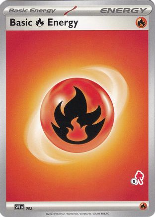 Basic Fire Energy - Armarouge 8 002  Battle Academy 2024 - Unconfirmed