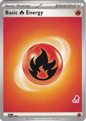 Basic Fire Energy - Armarouge 10 002  Battle Academy 2024 - Unconfirmed