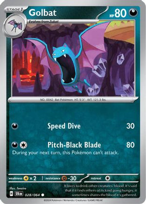 Golbat 028/064  SV Shrouded Fable - Common