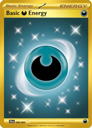 Basic Darkness Energy 098/064  - Holofoil SV Shrouded Fable - Hyper Rare