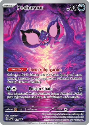 SEALED Pecharunt 129 - Holofoil SV Scarlet & Violet Promo Cards - Promo