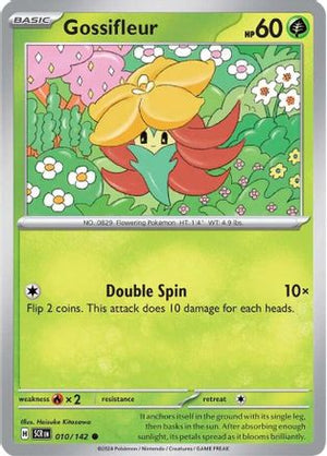 Gossifleur 010/142  - Reverse Holofoil SV07 Stellar Crown - Common