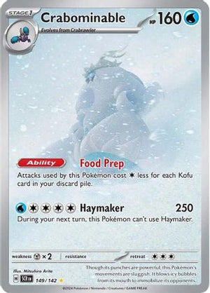 Crabominable 149/142  - Holofoil SV07 Stellar Crown - Illustration Rare
