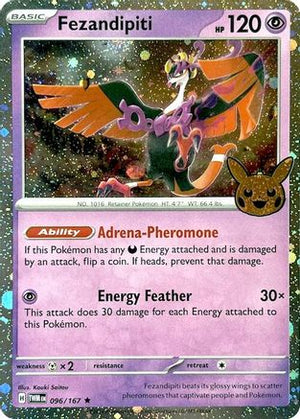 Fezandipiti (Cosmos Holo) 096/167  - Holofoil Trick or Trade BOOster Bundle 2024 - Holo Rare
