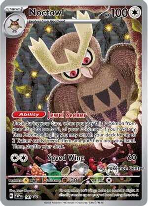 Noctowl (Pokemon Center Exclusive) 141  - Holofoil SV Scarlet & Violet Promo Cards - Promo