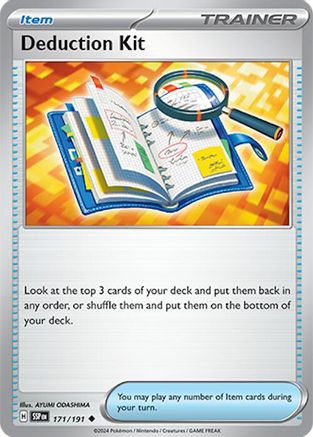 Deduction Kit 171/191  SV08 Surging Sparks - Uncommon