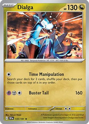 Dialga 135/191  - Reverse Holofoil SV08 Surging Sparks - Rare