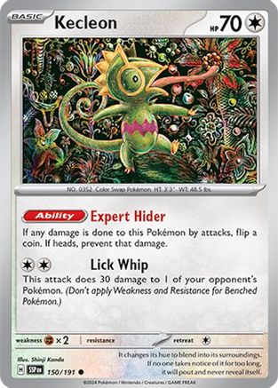 Kecleon 150/191  SV08 Surging Sparks - Common