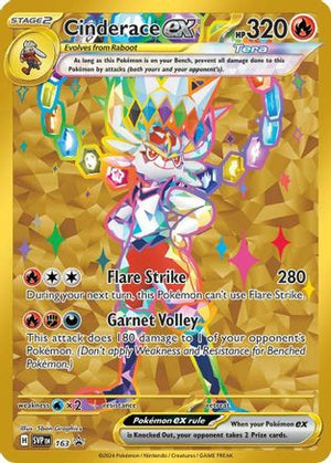 SEALED Cinderace ex 163 - Holofoil SV Scarlet & Violet Promo Cards - Promo